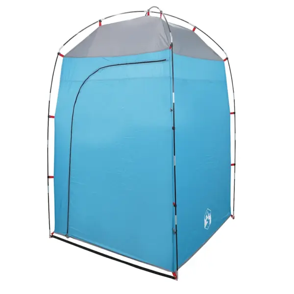 Veekindel sinine dušitelk, 140 x 140 x 213 cm, PU-kattega polüester – 3