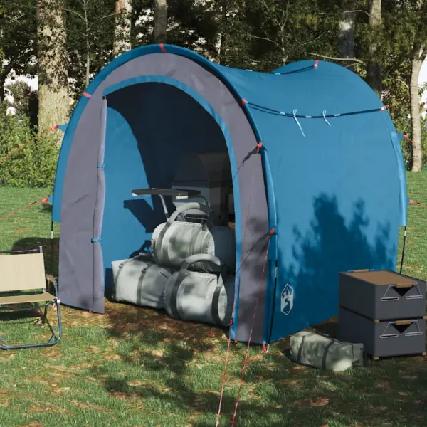 Veekindel sinine hoiutelk matkajatele, PU-kattega 185T polüester, 204 x 183 x 178 cm – 3