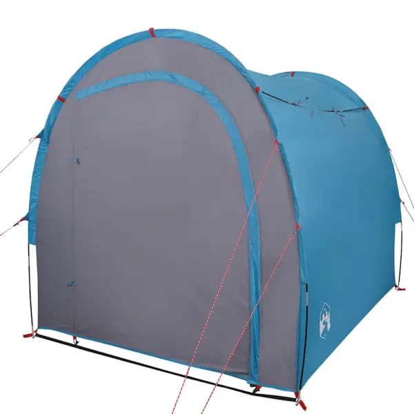 Veekindel sinine hoiutelk matkajatele, PU-kattega 185T polüester, 204 x 183 x 178 cm – 5