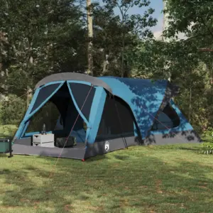 Sinine peretelk hea ventilatsiooniga ja E-portiga, 550 x 555 x 208 cm, 185T polüester PU-kattega