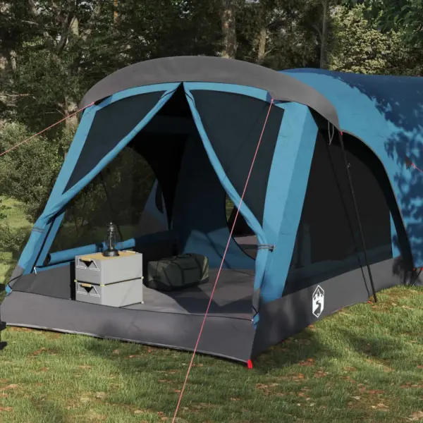 Sinine peretelk hea ventilatsiooniga ja E-portiga, 550 x 555 x 208 cm, 185T polüester PU-kattega – 3