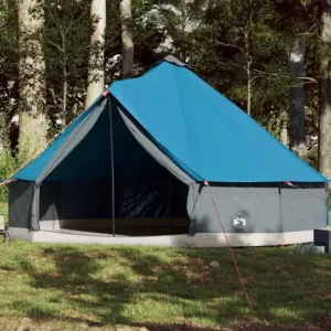 Veekindel sinine tipi peretelk 12 inimesele, PU-kattega polüester, 600 x 600 x 350 cm