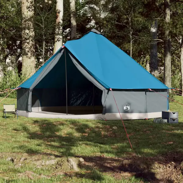 Veekindel sinine tipi peretelk 12 inimesele, PU-kattega polüester, 600 x 600 x 350 cm – 3