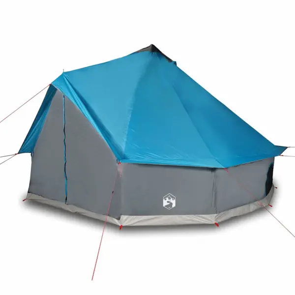 Veekindel sinine tipi peretelk 12 inimesele, PU-kattega polüester, 600 x 600 x 350 cm – 4