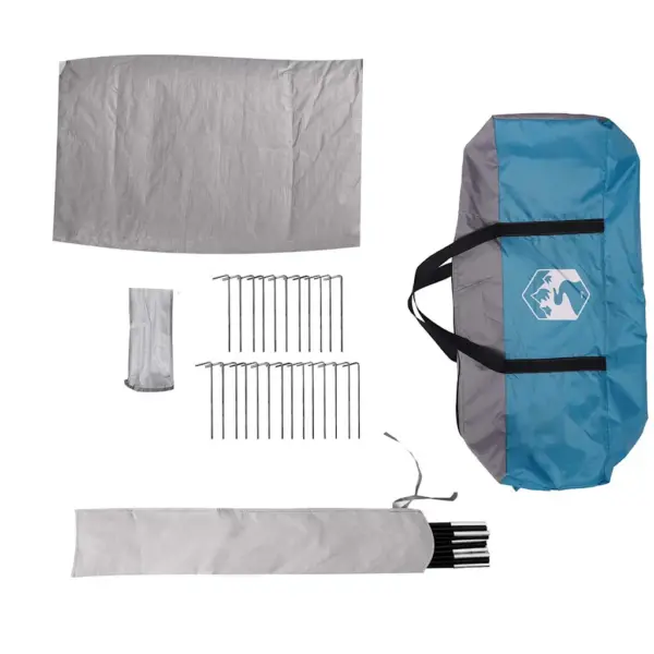 Veekindel sinine tipi peretelk 8 inimesele, e-pordiga, 410 x 410 x 250 cm – 13