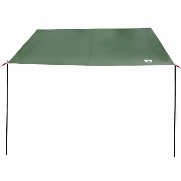 Veekindel tule- ja tuulekindel tarp varjualuseks, roheline, 240 x 460 cm, komplekt postide ja köitega – 4