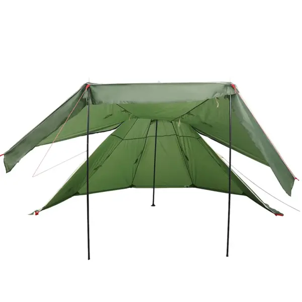 Veekindel tipi matkatelk 5 inimesele, roheline, 366 x 366 x 205 cm – 8