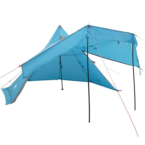 Veekindel tipi matkatelk 5 inimesele varikatusega, sinine – 7