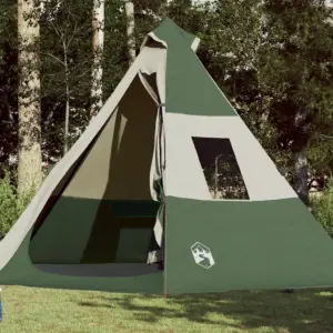 Veekindel tipi matkatelk 7 inimesele, roheline, 350 x 350 x 233 cm