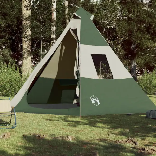 Veekindel tipi matkatelk 7 inimesele, roheline, 350 x 350 x 233 cm – 3