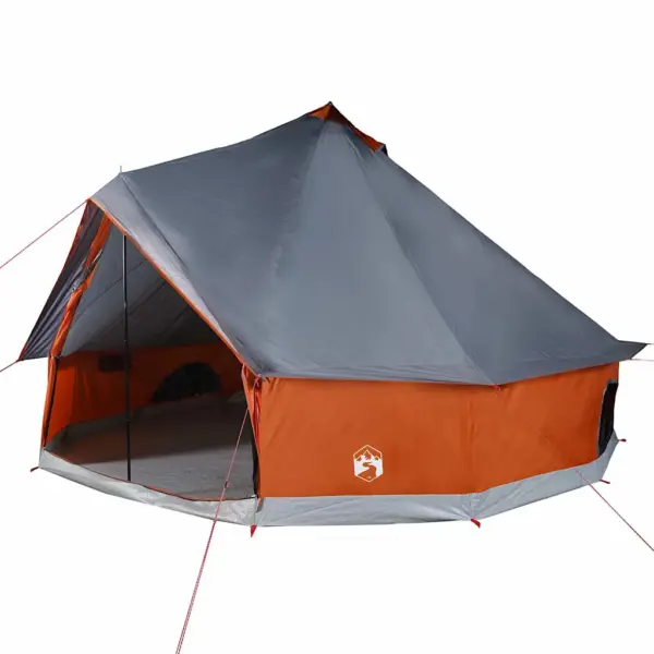 Veekindel tipi peretelk 12 inimesele, hall ja oranž, 600 x 600 x 350 cm – 2