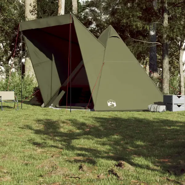 Veekindel tipi peretelk 6 inimesele, oliiviroheline, 408 x 350 x 240 cm – 4