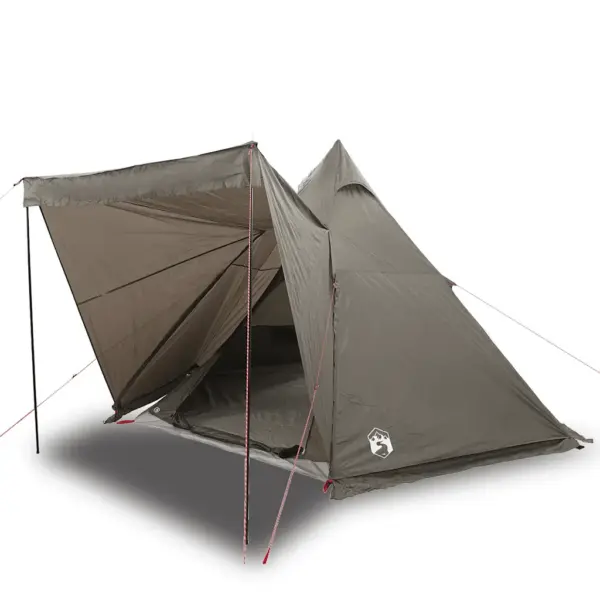 Veekindel pruun tipi peretelk 6 inimesele, 408 x 350 x 240 cm – 2