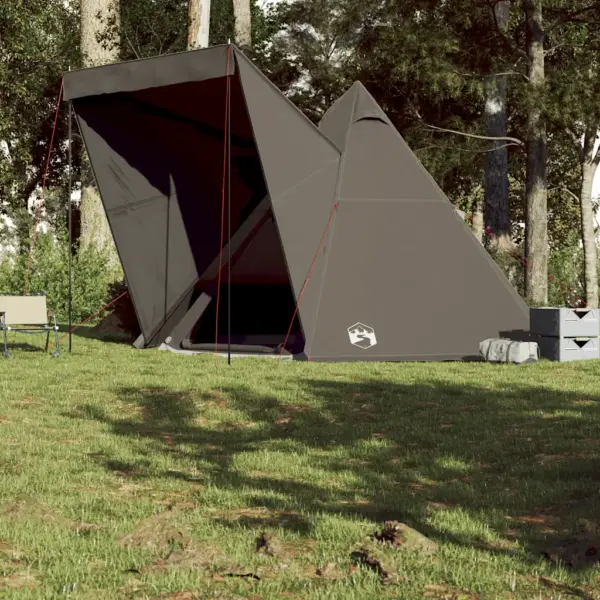 Veekindel pruun tipi peretelk 6 inimesele, 408 x 350 x 240 cm – 4