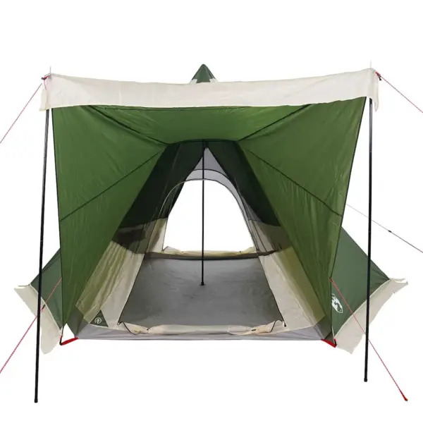 Veekindel tipi peretelk 6 inimesele verandaga, roheline, 408 x 350 x 240 cm – 5