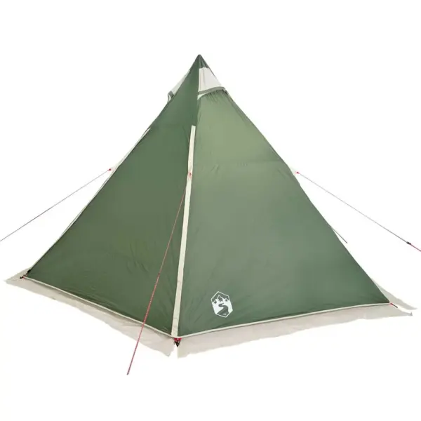 Veekindel tipi peretelk 6 inimesele verandaga, roheline, 408 x 350 x 240 cm – 9