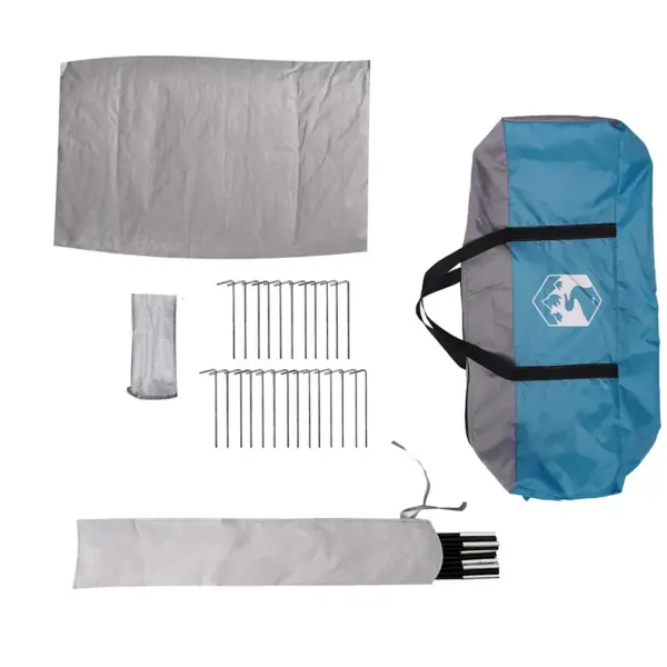 Veekindel tipi peretelk 6 inimesele, sinine, 305 x 305 x 200 cm – 13