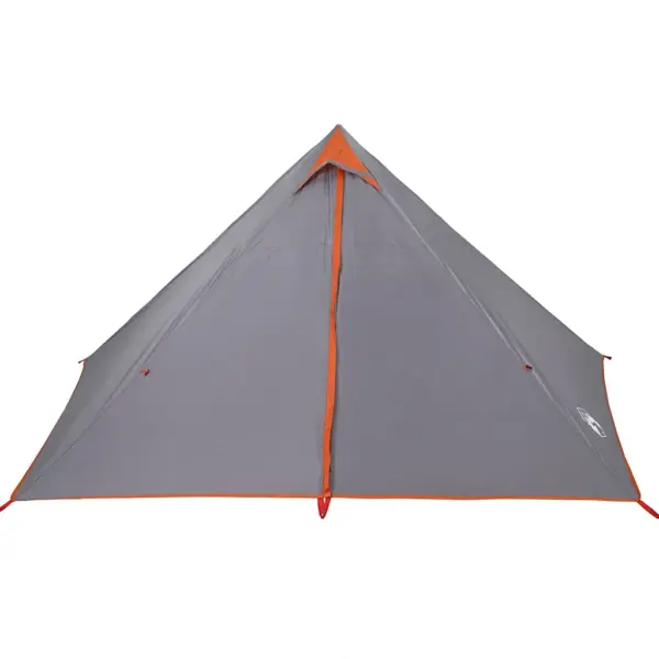 7-kohaline veekindel tipi peretelk, hall ja oranž, 427 x 411 x 178 cm – 5