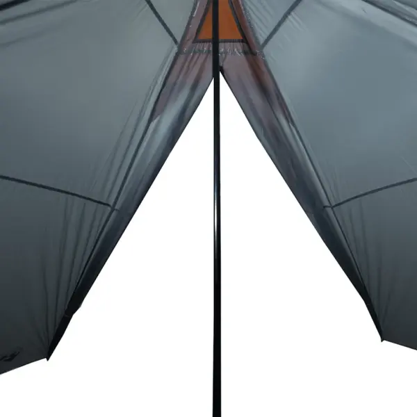 7-kohaline veekindel tipi peretelk, hall ja oranž, 427 x 411 x 178 cm – 10