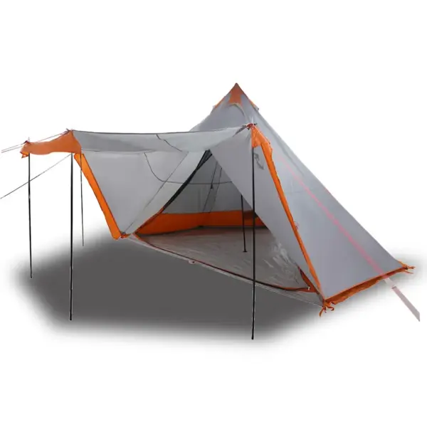 Veekindel tipi peretelk 8 inimesele, hall ja oranž, 486 x 486 cm – 2