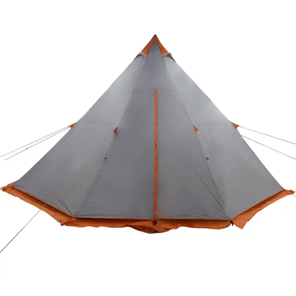 Veekindel tipi peretelk 8 inimesele, hall ja oranž, 486 x 486 cm – 5