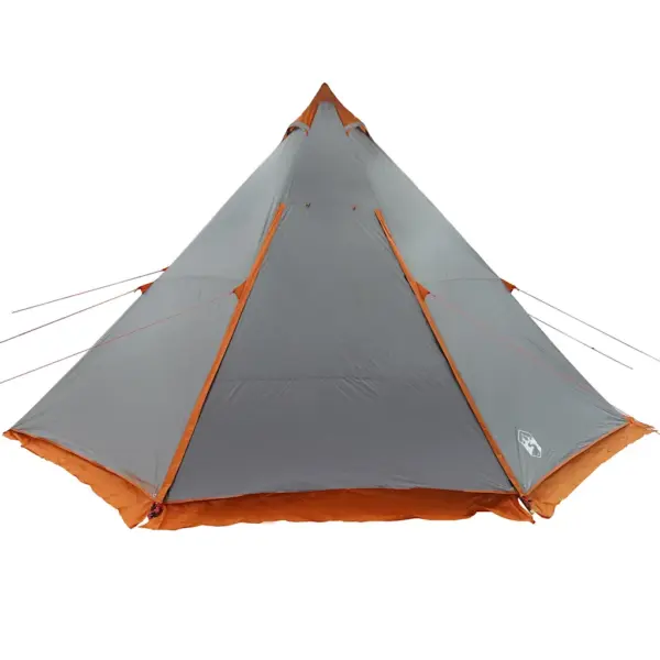 Veekindel tipi peretelk 8 inimesele, hall ja oranž, 486 x 486 cm – 7