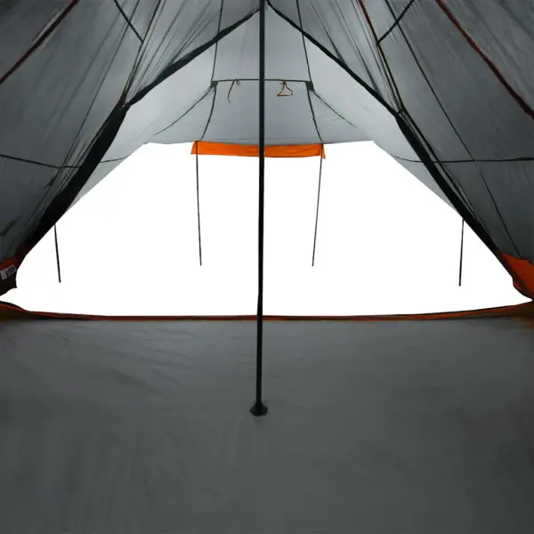 Veekindel tipi peretelk 8 inimesele, hall ja oranž, 486 x 486 cm – 10