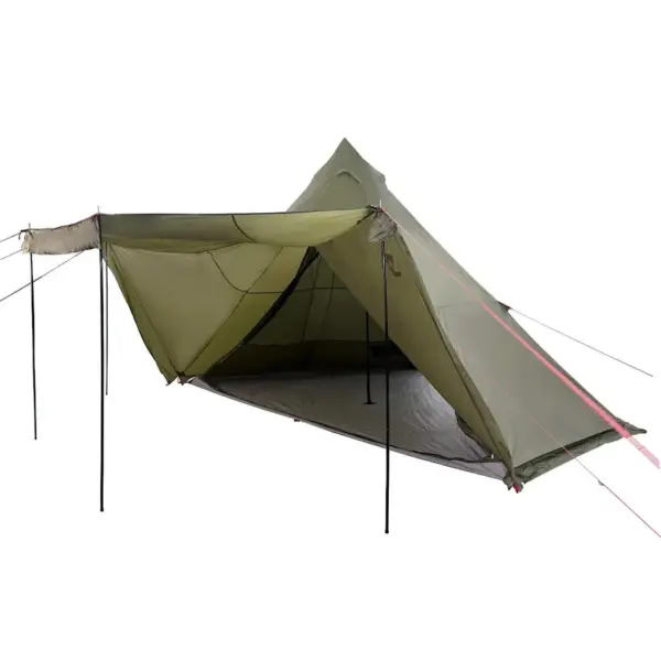 Veekindel tipi peretelk 8 inimesele, oliiviroheline, 486 x 486 x 280 cm – 3