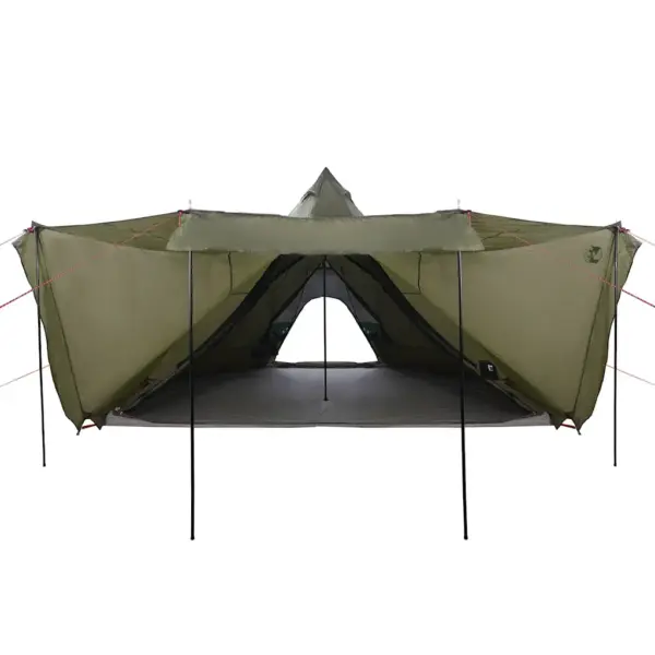 Veekindel tipi peretelk 8 inimesele, oliiviroheline, 486 x 486 x 280 cm – 6