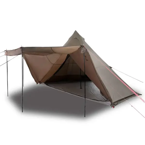 Veekindel tipi peretelk varikatusega, 8 inimesele, pruun, 486 x 486 x 280 cm – 2