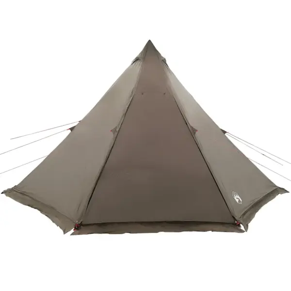 Veekindel tipi peretelk varikatusega, 8 inimesele, pruun, 486 x 486 x 280 cm – 7