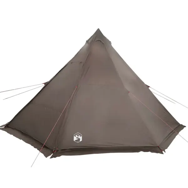 Veekindel tipi peretelk varikatusega, 8 inimesele, pruun, 486 x 486 x 280 cm – 9