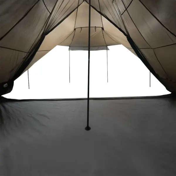 Veekindel tipi peretelk varikatusega, 8 inimesele, pruun, 486 x 486 x 280 cm – 10