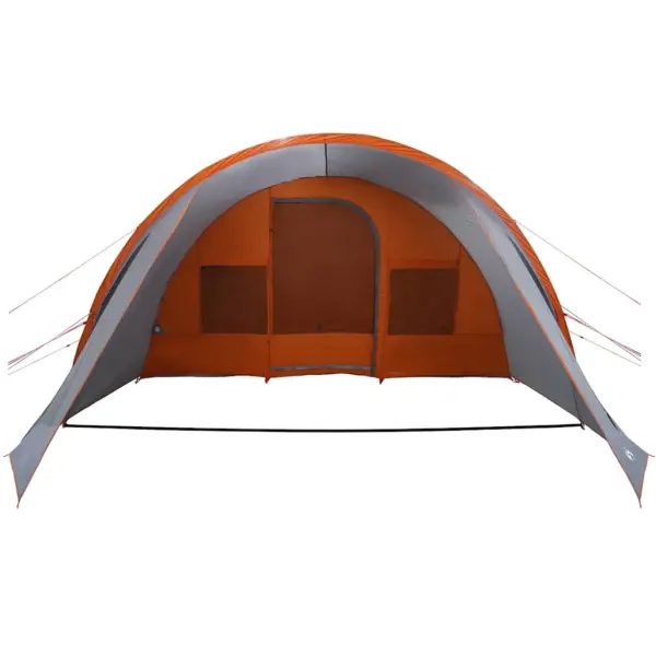 Tunnelitelk 5 inimesele verandaga, hall/oranž, 805 x 405 x 211 cm – 6