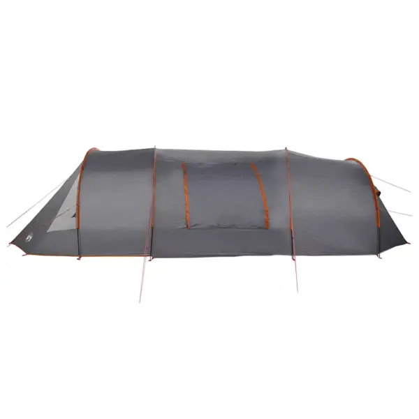 Tunnelitelk 5 inimesele verandaga, hall/oranž, 805 x 405 x 211 cm – 7