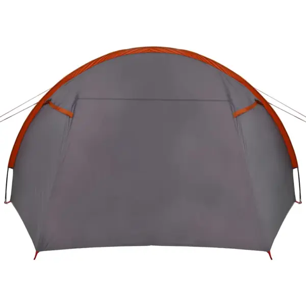 Tunnelitelk 5 inimesele verandaga, hall/oranž, 805 x 405 x 211 cm – 8
