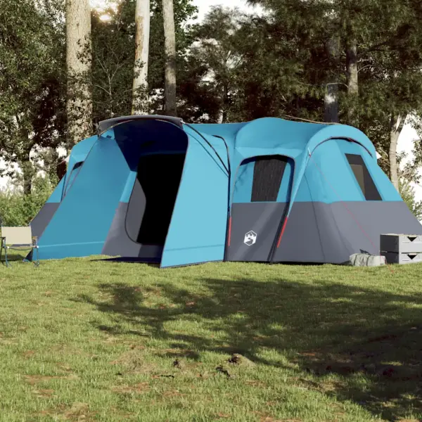 Veekindel sinine tunneltüüpi peretelk 16 inimesele, 2 magamisosa, 550 x 520 cm – 3