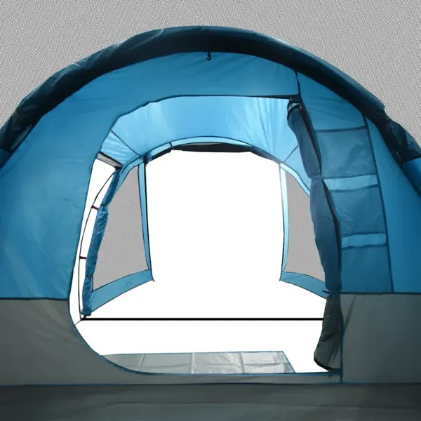 Veekindel tunneltelk 4 inimesele, sinine matkatelk, 483 x 250 x 180/185 cm – 11