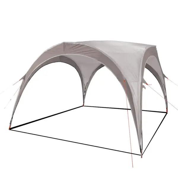 Veekindel valge peotelk hoiutaskutega, 305 x 305 x 216 cm – 2