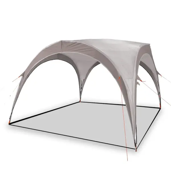 Veekindel valge peotelk hoiutaskutega, 305 x 305 x 216 cm – 4