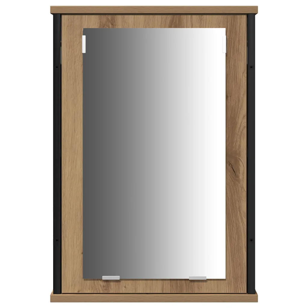 3-osaline seinale kinnitatav vannitoa kapikomplekt, pruun tehispuit, peamine kapp 80 x 30 x 60 cm