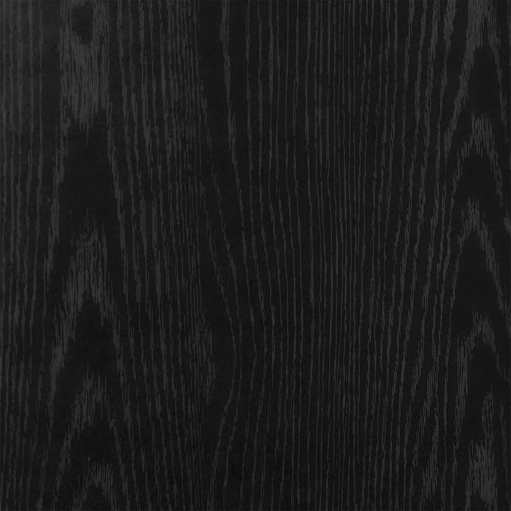4-ukselised seinakapid klaasustega, 2 tk, must tamm, tehispuit, 69,5 x 34 x 90 cm