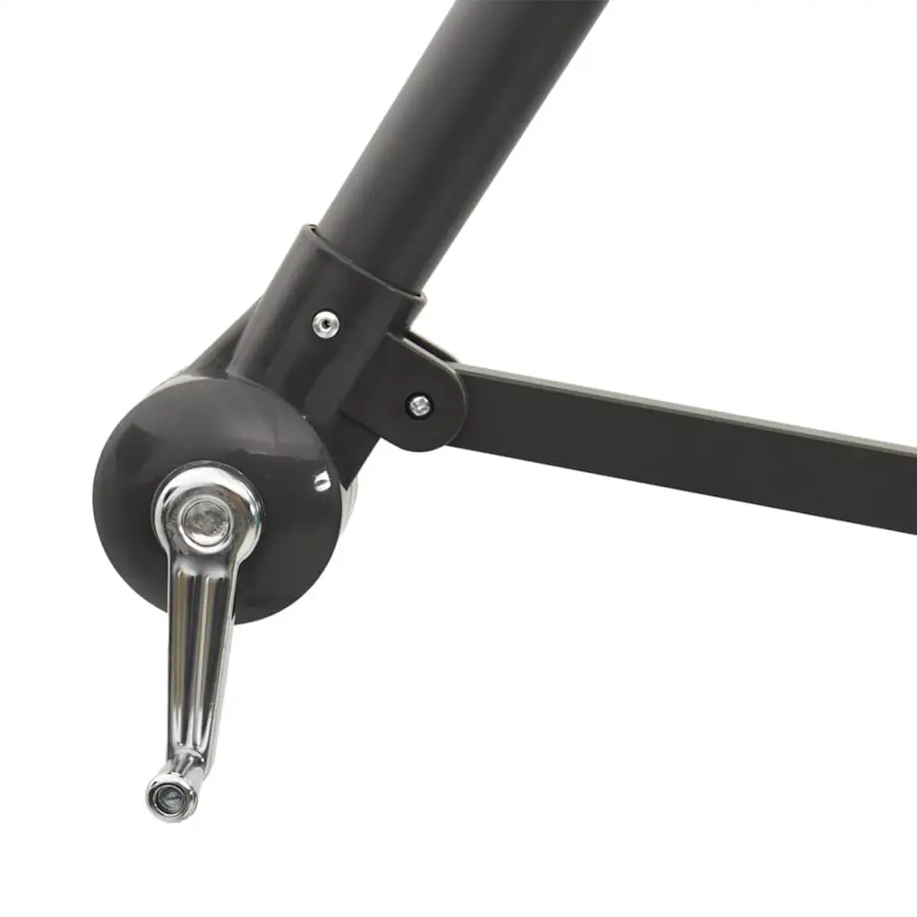 Aia päikesevari õlgedest pealise ja teraspostiga, sinine, 269 x 269 x 235 cm