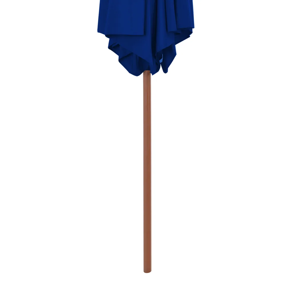 Aia päikesevari sinine, bambus- ja lehtpuupostiga, 270 cm