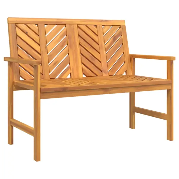 6-kohaline pruun akatsiapuidust aiamööbli komplekt, ristkülikukujuline laud 150 x 90 cm, 4 tooli ja aiapink - 6