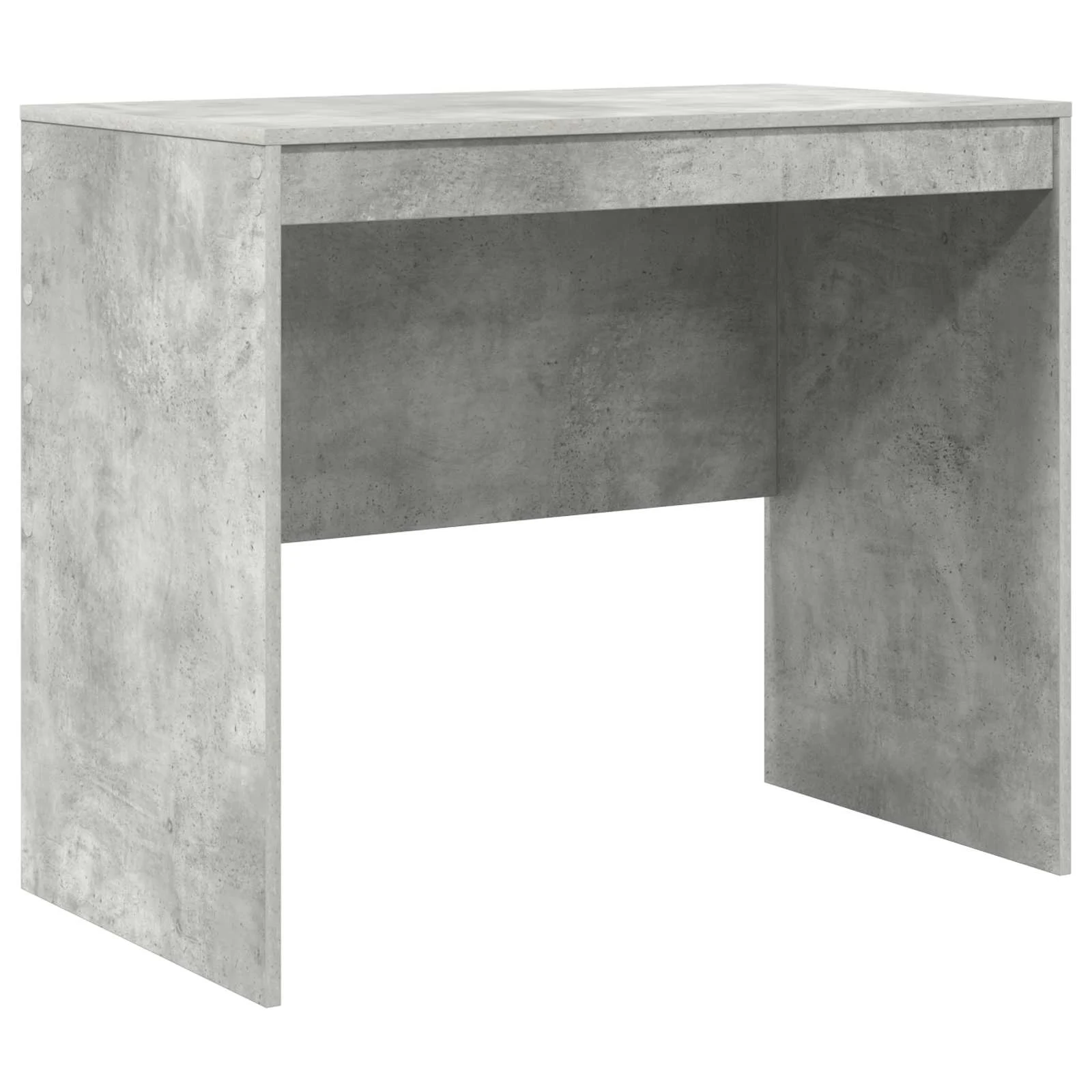 Betoonhall kirjutuslaud kõrge riiulkapi ja sahtlitega, 2-osaline komplekt, 135,5 x 50 x 127 cm