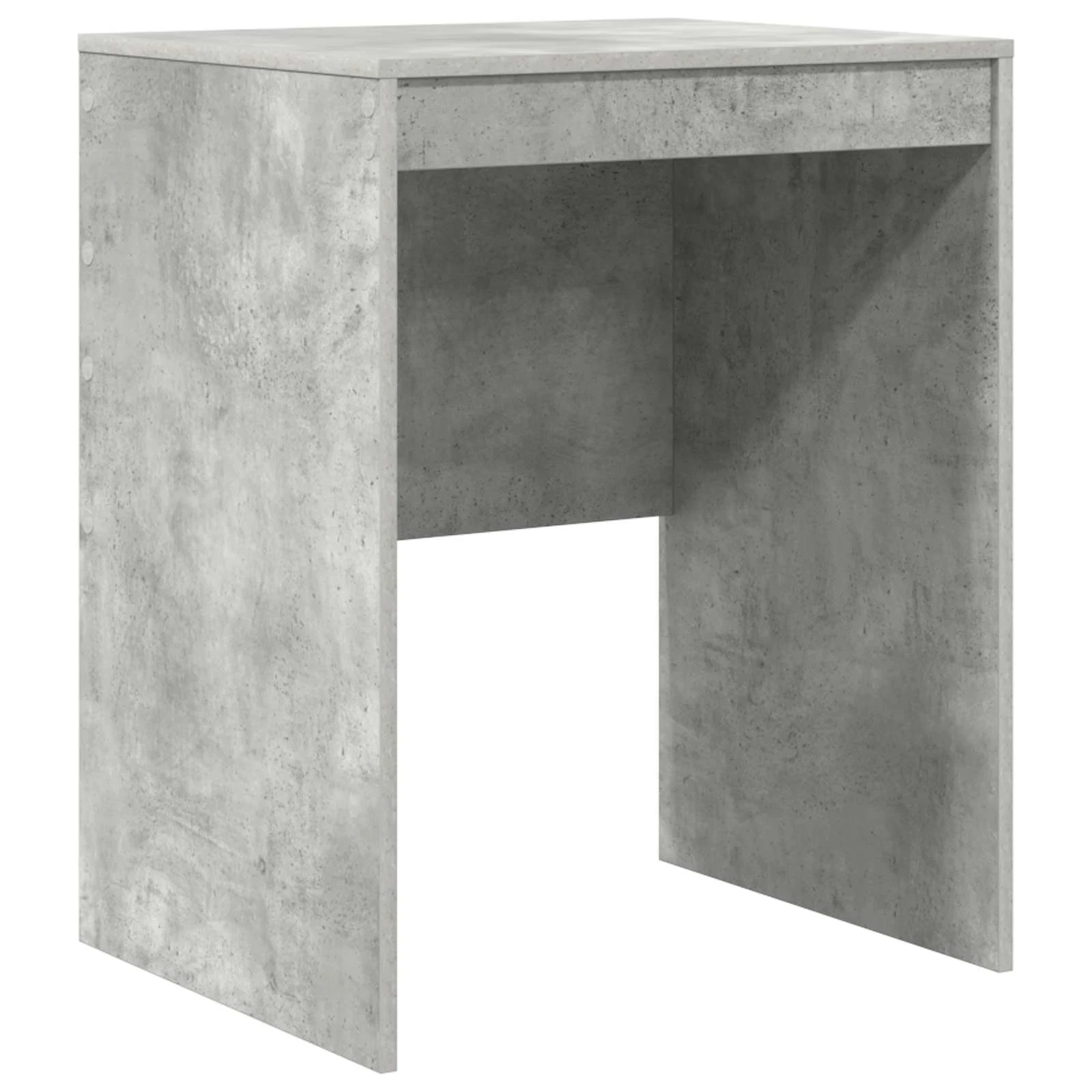 Kirjutuslaud riiulkapiga, 2-osaline komplekt, betoonhall, 105,5 x 50 x 127 cm