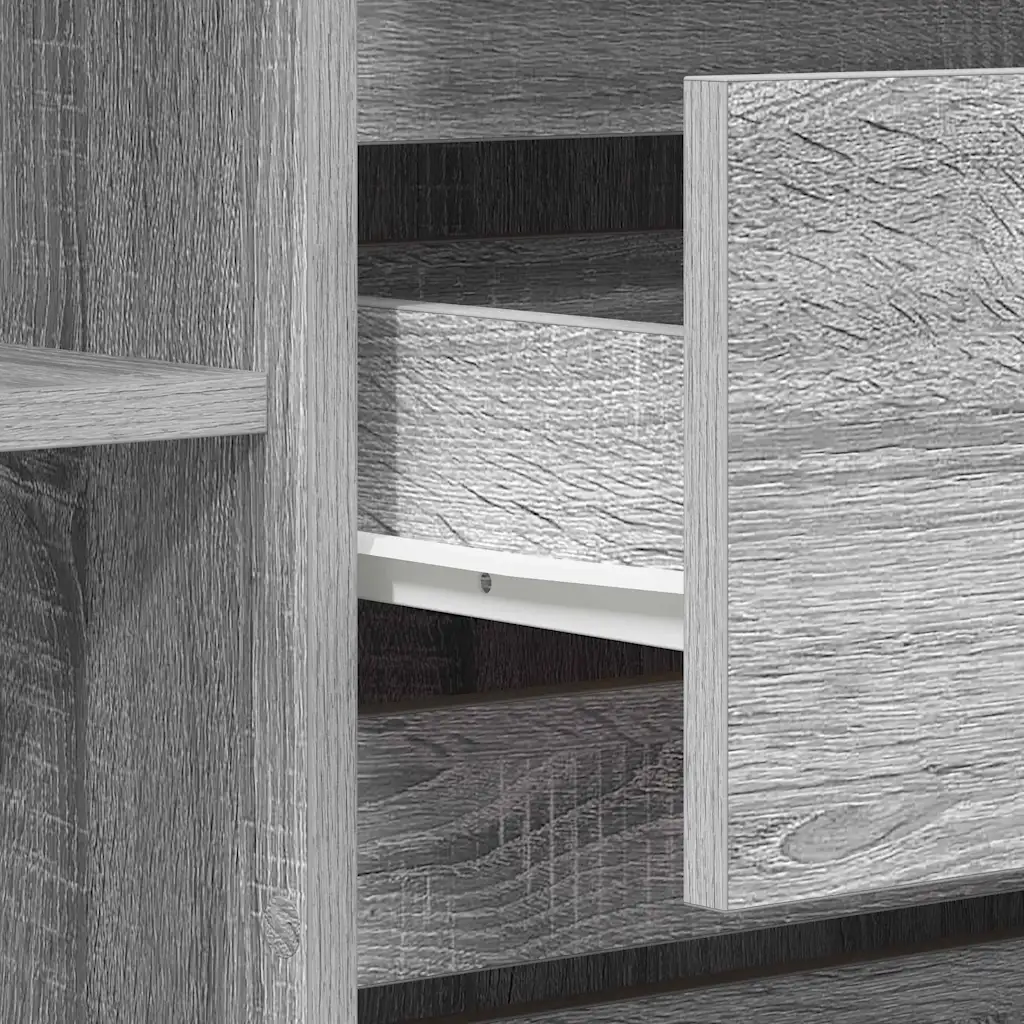 Hall sonoma kapp 3 sahtli ja 2 uksega, tehispuit, 120 x 41 x 75 cm