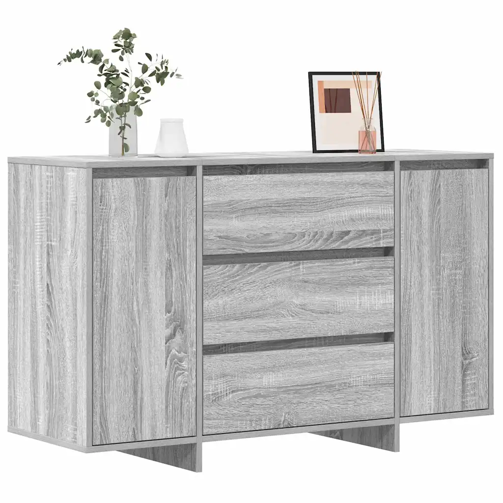 Hall sonoma kapp 3 sahtli ja 2 uksega, tehispuit, 120 x 41 x 75 cm