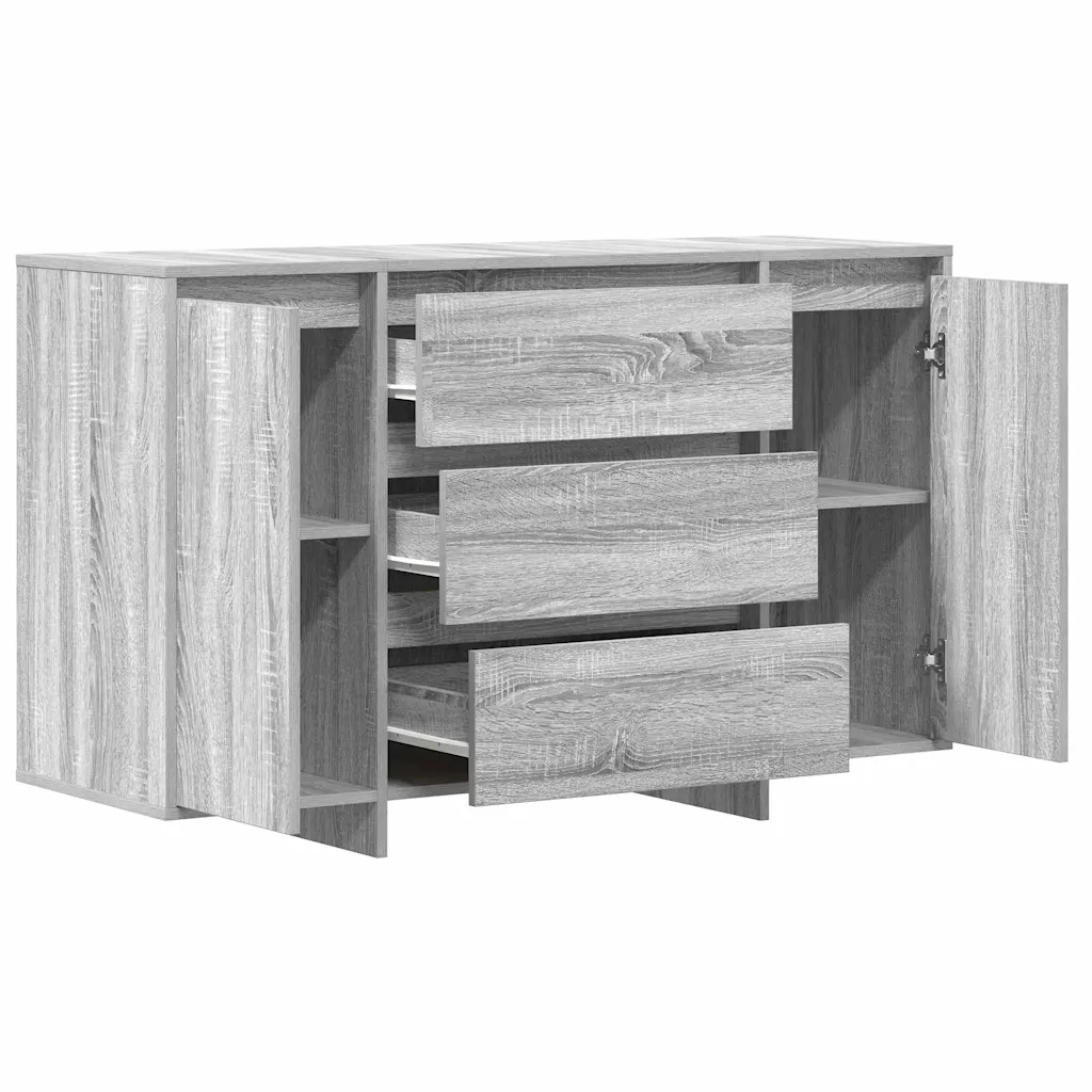 Hall sonoma kapp 3 sahtli ja 2 uksega, tehispuit, 120 x 41 x 75 cm